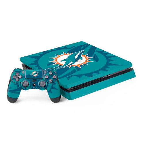 NFL Miami Dolphins Double Vision PS4 Slim Bundle Skin